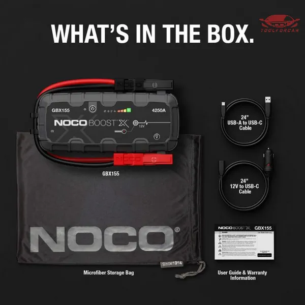 NOCO Boost X GBX155 4250A 12V Jump Starter